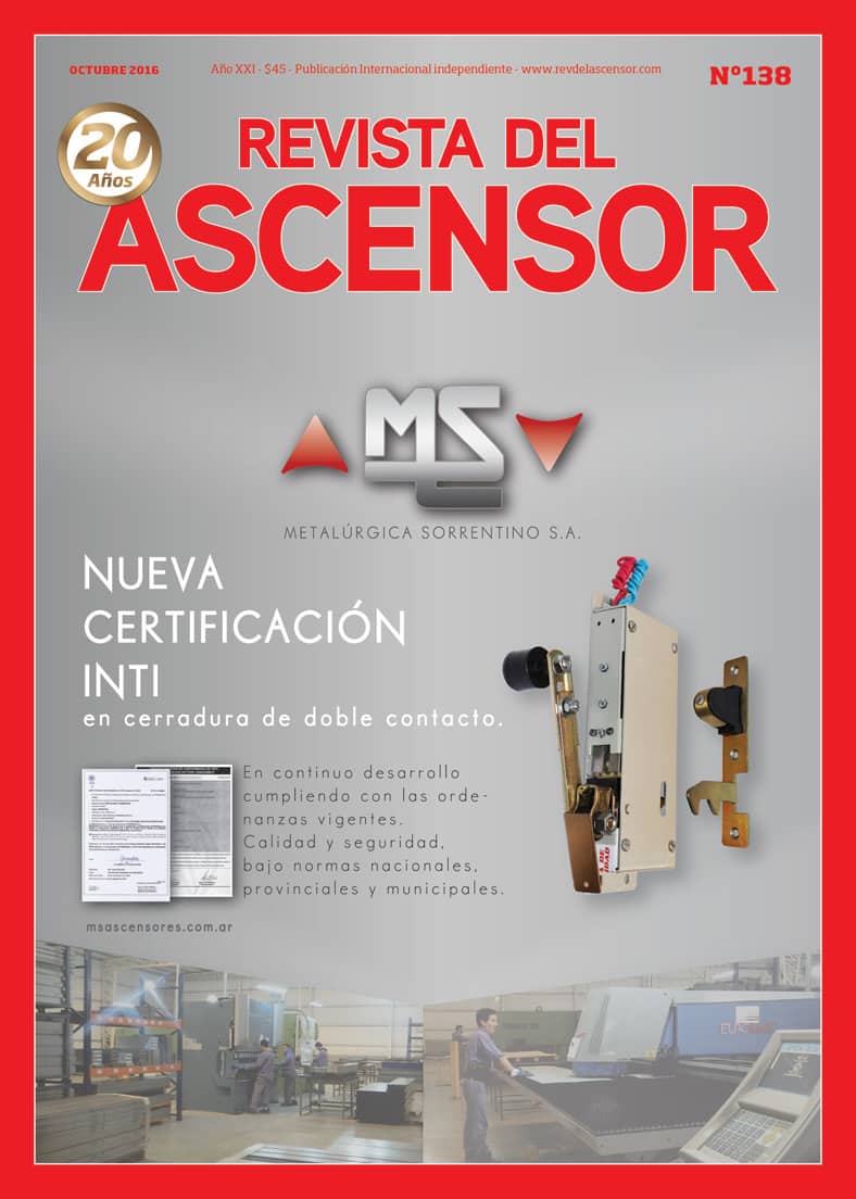 Edicion 138 Revista Del Ascensor tapa
